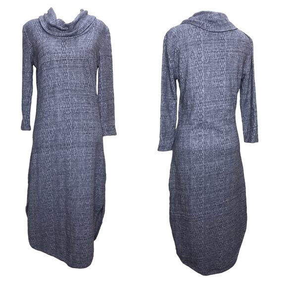 Saturday Sunday Chemise Cowl Neck Knit Dress Size Small - Picture 2 of 6